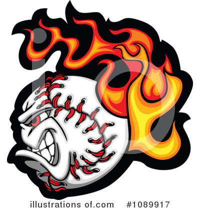 Royalty-Free (RF) Baseball Clipart Illustration by Chromaco - Stock Sample #1089917