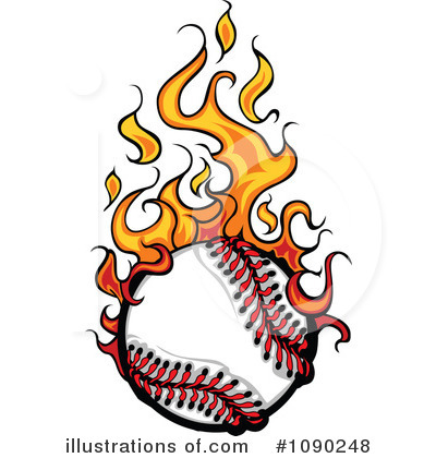 Royalty-Free (RF) Baseball Clipart Illustration by Chromaco - Stock Sample #1090248