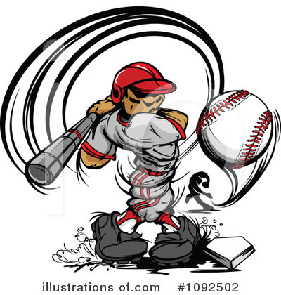 Royalty-Free (RF) Baseball Clipart Illustration by Chromaco - Stock Sample #1092502
