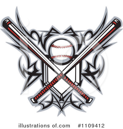 Royalty-Free (RF) Baseball Clipart Illustration by Chromaco - Stock Sample #1109412