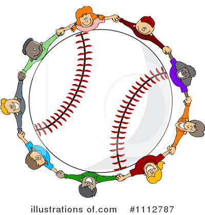 Royalty-Free (RF) Baseball Clipart Illustration by djart - Stock Sample #1112787