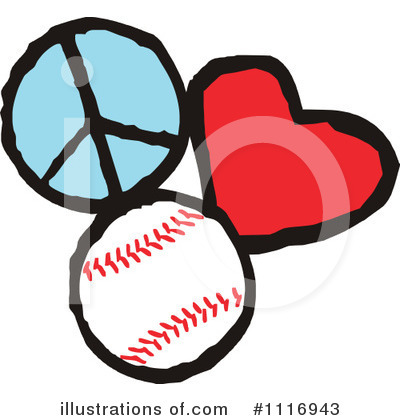 Royalty-Free (RF) Baseball Clipart Illustration by Johnny Sajem - Stock Sample #1116943