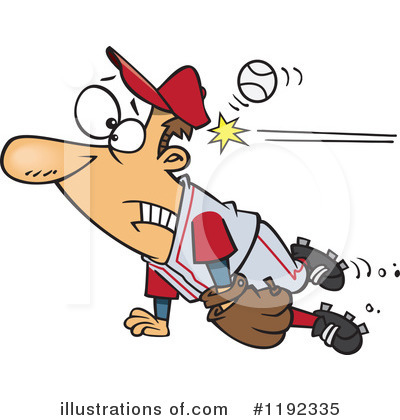 Royalty-Free (RF) Baseball Clipart Illustration by toonaday - Stock Sample #1192335