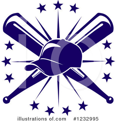 Royalty-Free (RF) Baseball Clipart Illustration by Vector Tradition SM - Stock Sample #1232995