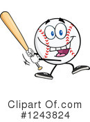 Baseball Clipart #1243824 by Hit Toon