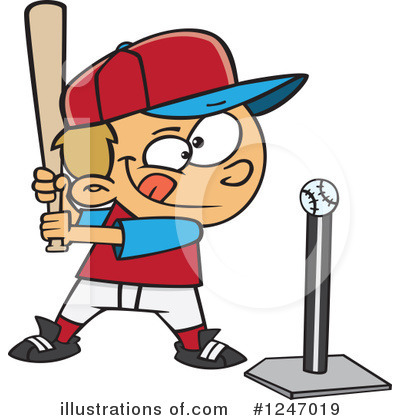 Royalty-Free (RF) Baseball Clipart Illustration by toonaday - Stock Sample #1247019