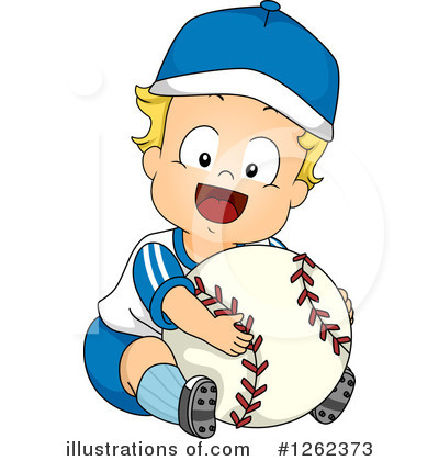Royalty-Free (RF) Baseball Clipart Illustration by BNP Design Studio - Stock Sample #1262373