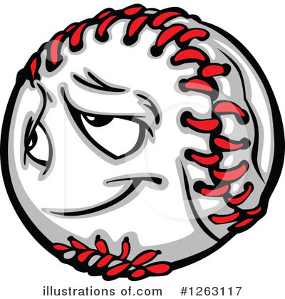 Royalty-Free (RF) Baseball Clipart Illustration by Chromaco - Stock Sample #1263117