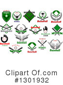 Baseball Clipart #1301932 by Vector Tradition SM