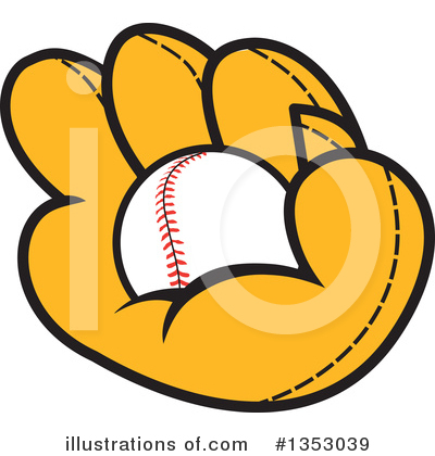 Baseball Clipart #1353039 by Johnny Sajem