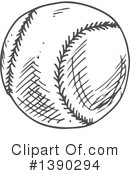 Baseball Clipart #1390294 by Vector Tradition SM