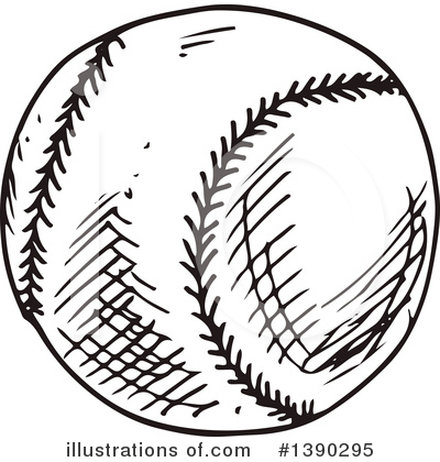 Softball Clipart #1390295 by Vector Tradition SM