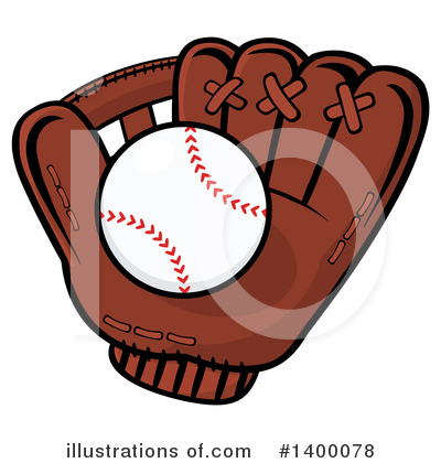 Royalty-Free (RF) Baseball Clipart Illustration by Hit Toon - Stock Sample #1400078