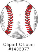 Baseball Clipart #1403377 by Vector Tradition SM