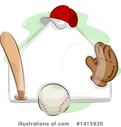 Royalty-Free (RF) Baseball Clipart Illustration by BNP Design Studio - Stock Sample #1415930
