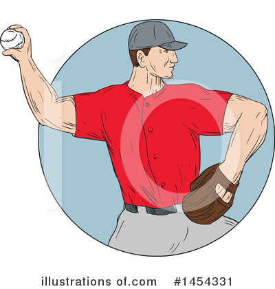 Royalty-Free (RF) Baseball Clipart Illustration by patrimonio - Stock Sample #1454331