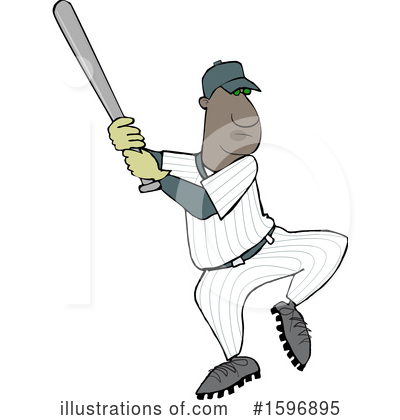 Royalty-Free (RF) Baseball Clipart Illustration by djart - Stock Sample #1596895