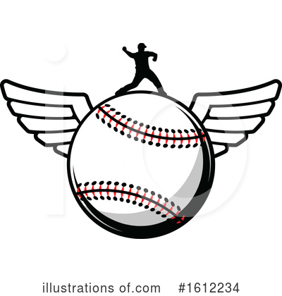 Royalty-Free (RF) Baseball Clipart Illustration by Vector Tradition SM - Stock Sample #1612234
