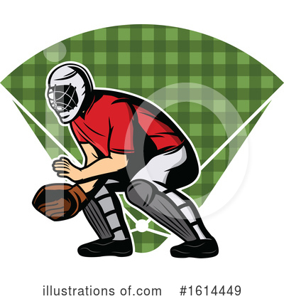 Baseball Player Clipart #1614449 by Vector Tradition SM