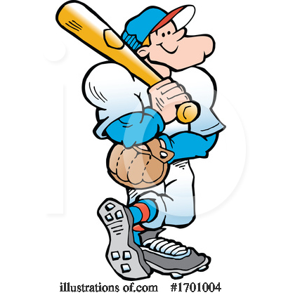 Royalty-Free (RF) Baseball Clipart Illustration by Johnny Sajem - Stock Sample #1701004