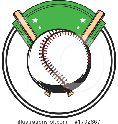 Softball Clipart #1732867 by Vector Tradition SM