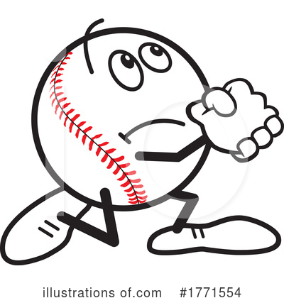 Royalty-Free (RF) Baseball Clipart Illustration by Johnny Sajem - Stock Sample #1771554