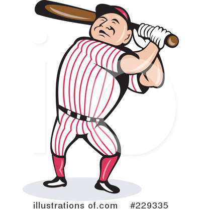 Royalty-Free (RF) Baseball Clipart Illustration by patrimonio - Stock Sample #229335