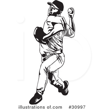 Baseball Clipart #30997 by David Rey