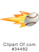 Baseball Clipart #34482 by AtStockIllustration
