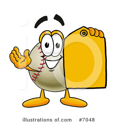 Royalty-Free (RF) Baseball Clipart Illustration by Mascot Junction - Stock Sample #7048