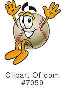Baseball Clipart #7059 by Mascot Junction