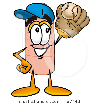 Royalty-Free (RF) Baseball Clipart Illustration by Mascot Junction - Stock Sample #7443