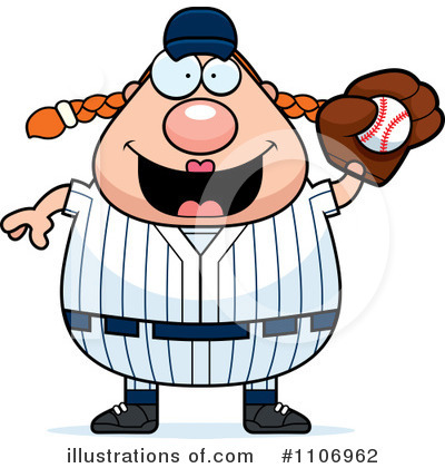 Royalty-Free (RF) Baseball Player Clipart Illustration by Cory Thoman - Stock Sample #1106962