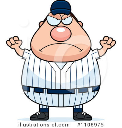 Royalty-Free (RF) Baseball Player Clipart Illustration by Cory Thoman - Stock Sample #1106975