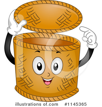 Royalty-Free (RF) Basket Clipart Illustration by BNP Design Studio - Stock Sample #1145365