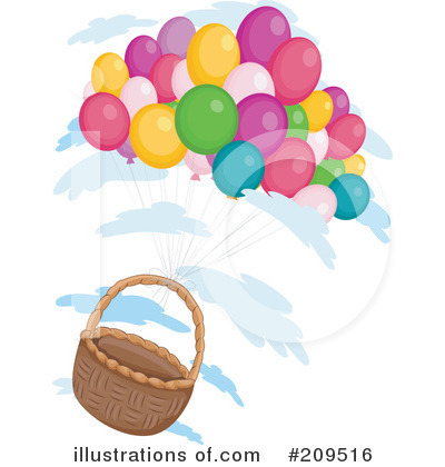 Royalty-Free (RF) Basket Clipart Illustration by BNP Design Studio - Stock Sample #209516