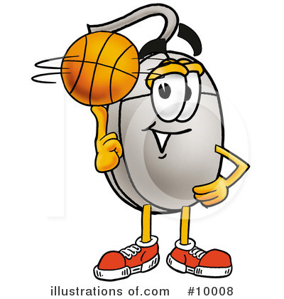 Royalty-Free (RF) Basketball Clipart Illustration by Mascot Junction - Stock Sample #10008