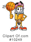 Basketball Clipart #10249 by Mascot Junction