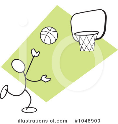 Basketball Clipart #1048900 by Johnny Sajem