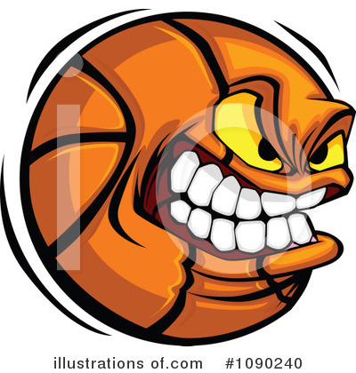 Basketballs Clipart #1090240 by Chromaco