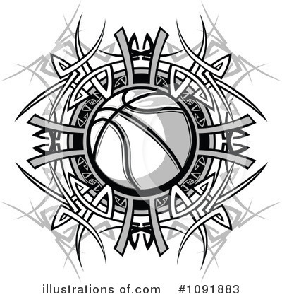 Basketballs Clipart #1091883 by Chromaco