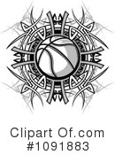 Basketball Clipart #1091883 by Chromaco