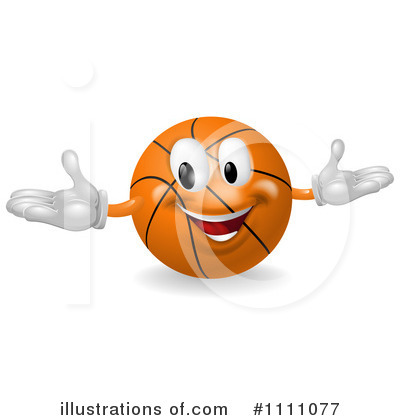 Royalty-Free (RF) Basketball Clipart Illustration by AtStockIllustration - Stock Sample #1111077