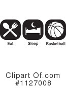 Basketball Clipart #1127008 by Johnny Sajem