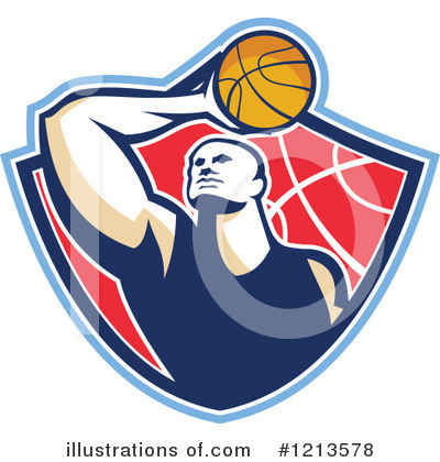 Royalty-Free (RF) Basketball Clipart Illustration by patrimonio - Stock Sample #1213578
