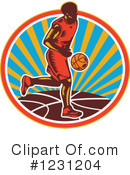 Basketball Clipart #1231204 by patrimonio