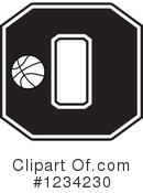 Basketball Clipart #1234230 by Johnny Sajem