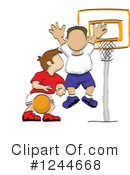 Basketball Clipart #1244668 by David Rey