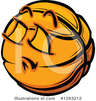 Royalty-Free (RF) Basketball Clipart Illustration by Chromaco - Stock Sample #1263212