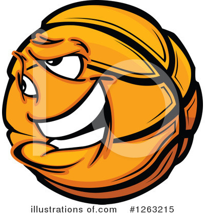 Royalty-Free (RF) Basketball Clipart Illustration by Chromaco - Stock Sample #1263215